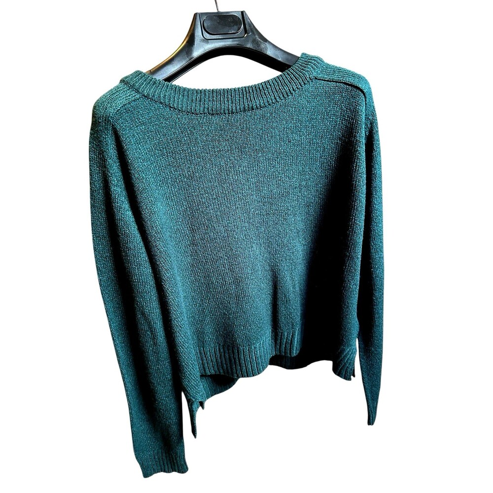 H&M Divided Women's L Blue Green Pullover Sweater Cottagecore Preppy casual